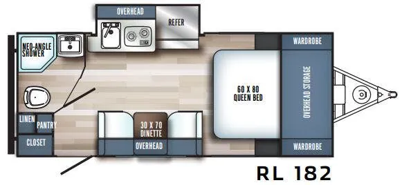 Palomino Real-Lite Mini RL 182 floor plan