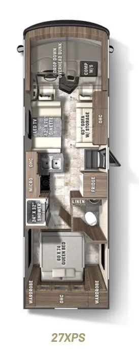 Coachmen Pursuit 27XPS floor plan