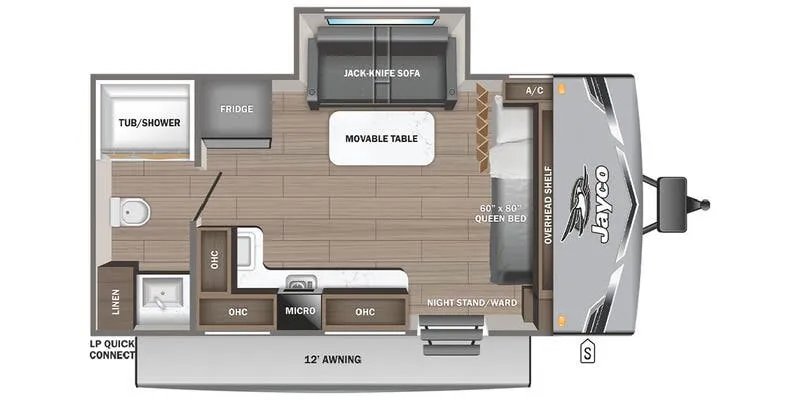 2025 Jayco Jay Flight 160LK - Floor plan