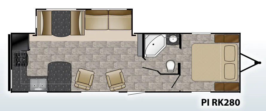 Heartland Pioneer RK280 floor plan