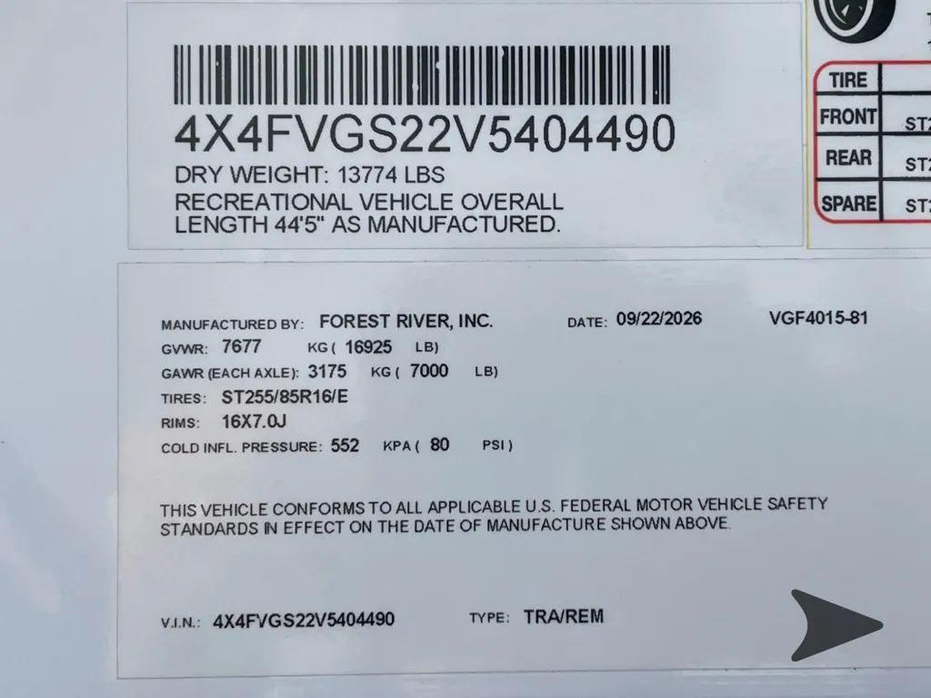 2027 Forest River Vengeance Rogue Armored 4015, Photos photo 67