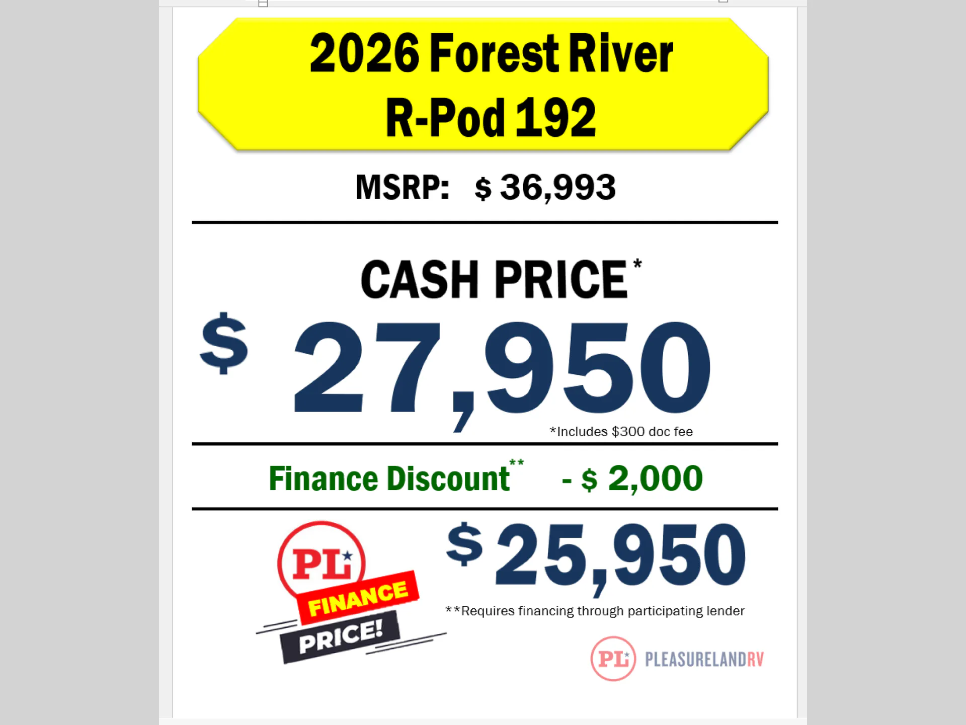 2026 Forest River R-Pod RP-192 - Photo 3