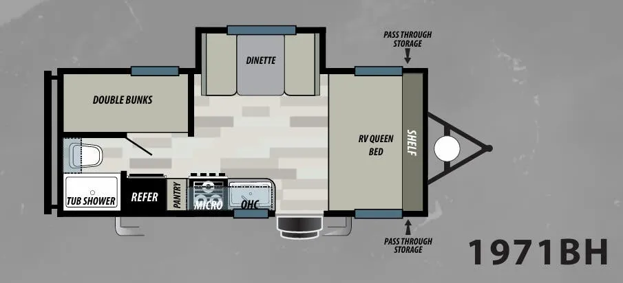 Forest River Sonoma 1971BH floor plan