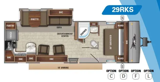 Jayco Jay Flight 29RKS floor plan