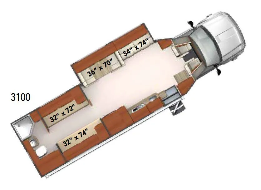 Phoenix Cruiser 3100 floor plan
