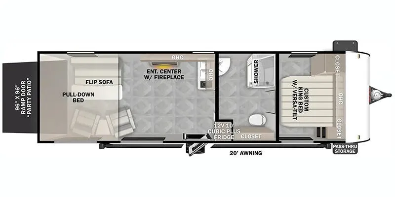 Forest River Salem Cruise Lite Northwest 265RTXL floor plan