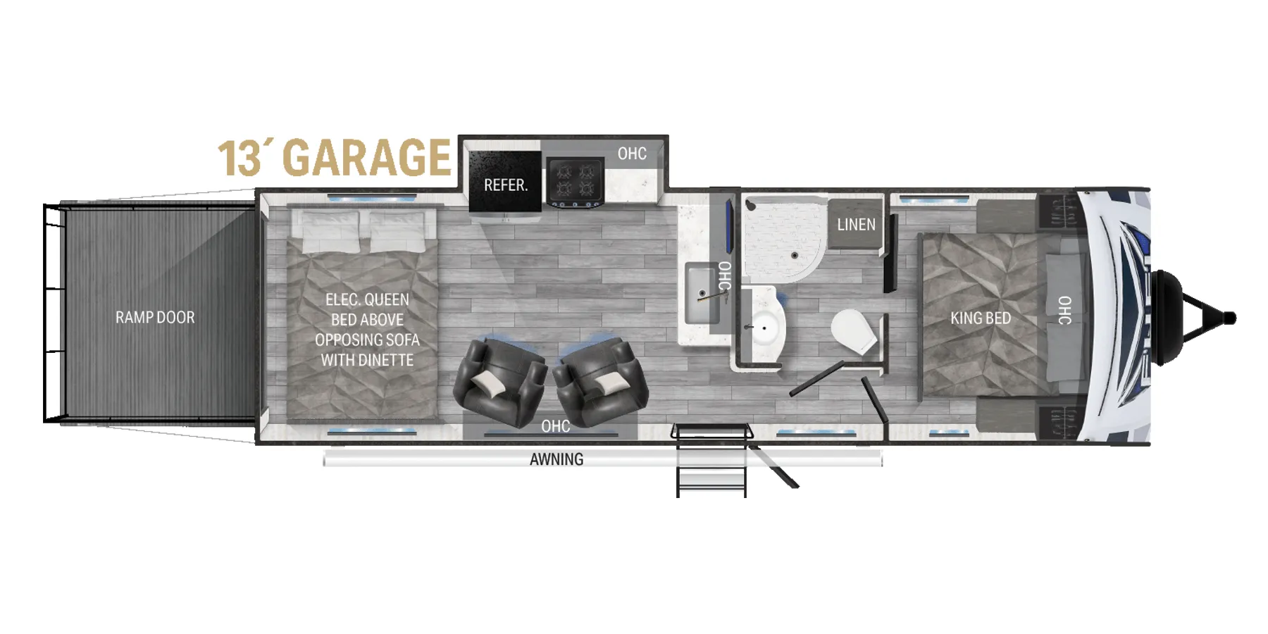 Heartland Fuel Travel Trailer F-265 floor plan