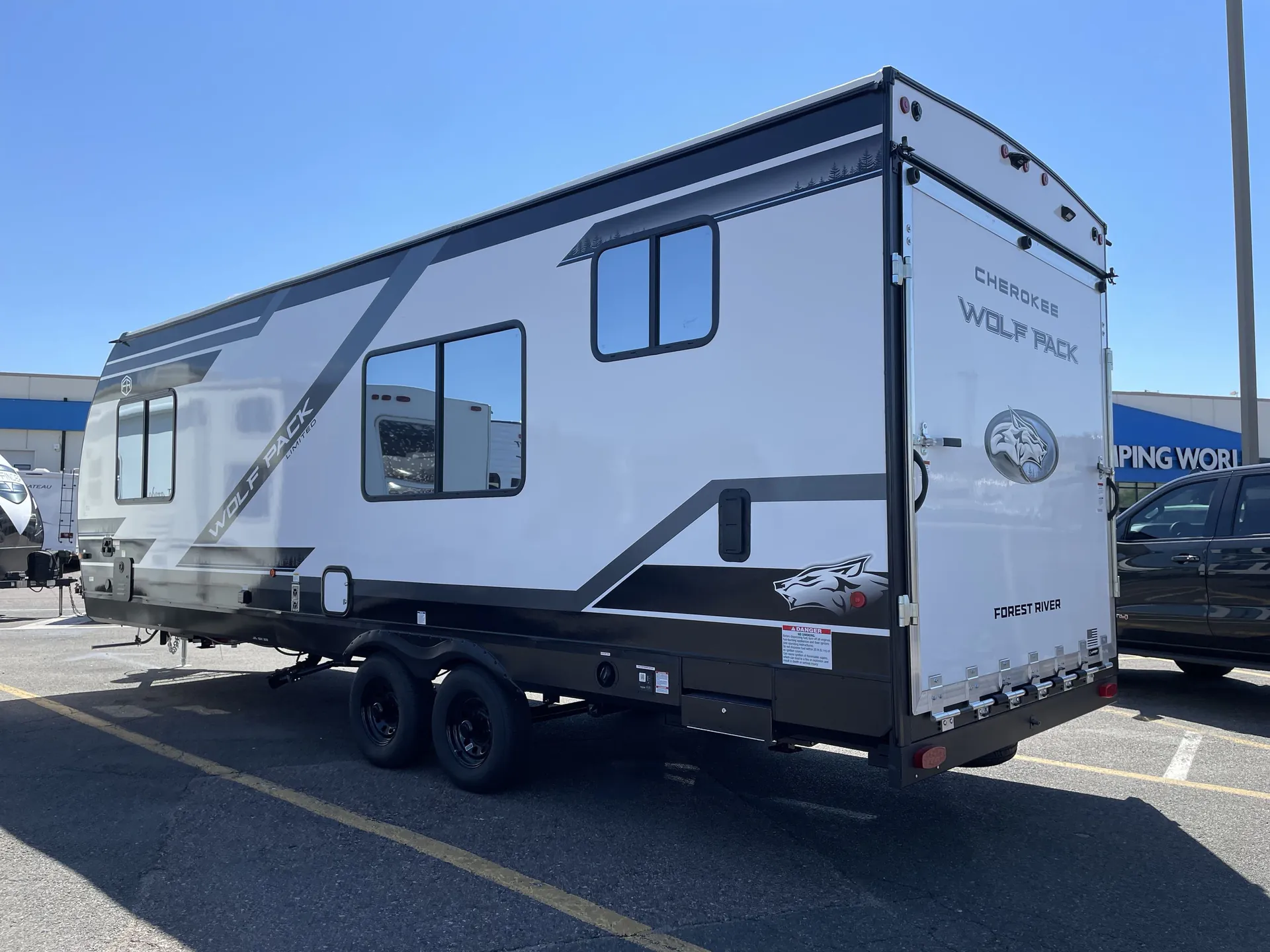 2027 Forest River Cherokee Wolf Pack 25 14 — campside