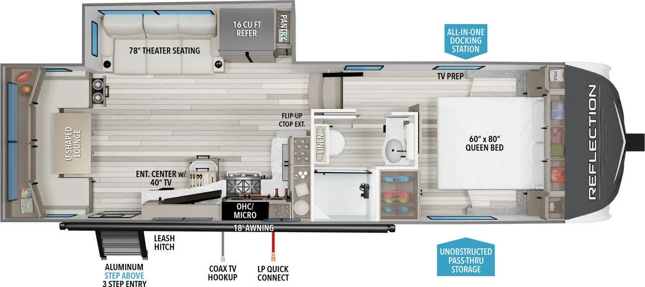 Grand Design Reflection 150 Series 150 SERIES 260RD floor plan