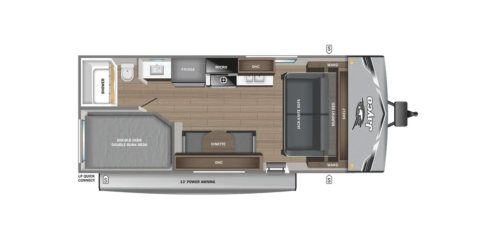2026 Jayco Jay Flight SLX 211MB floor plan