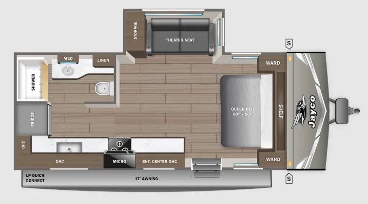 Jayco Jay Flight 200MKS floor plan