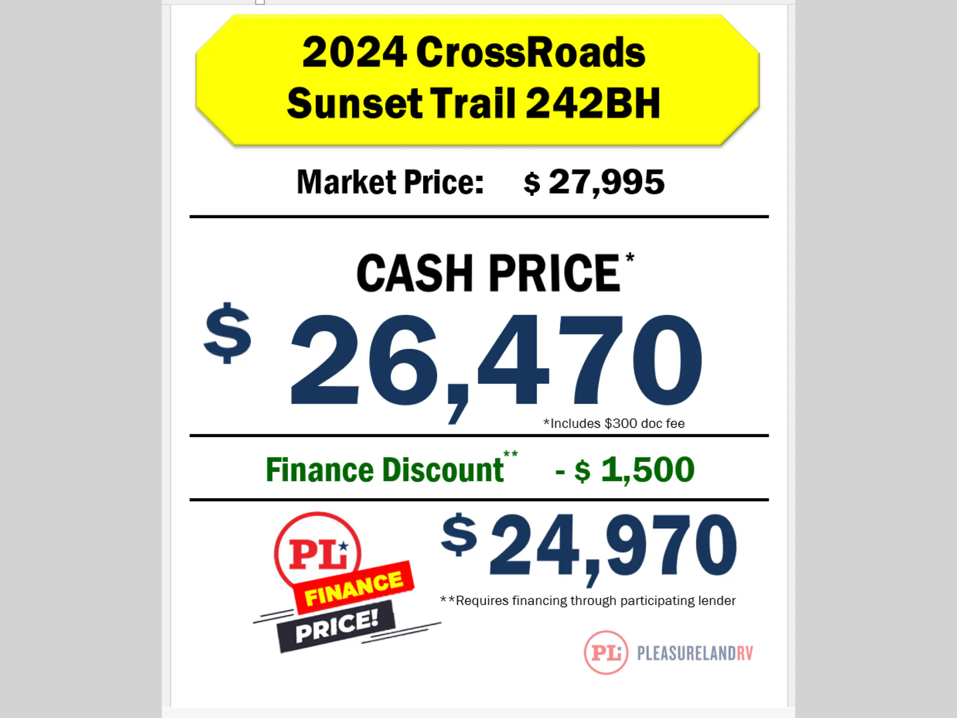 2024 CrossRoads Sunset Trail Super Lite 242BH - Photo 4