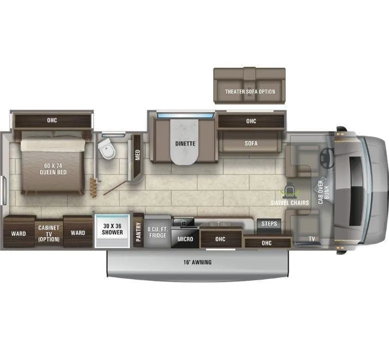 Entegra Coach Odyssey 29V floor plan