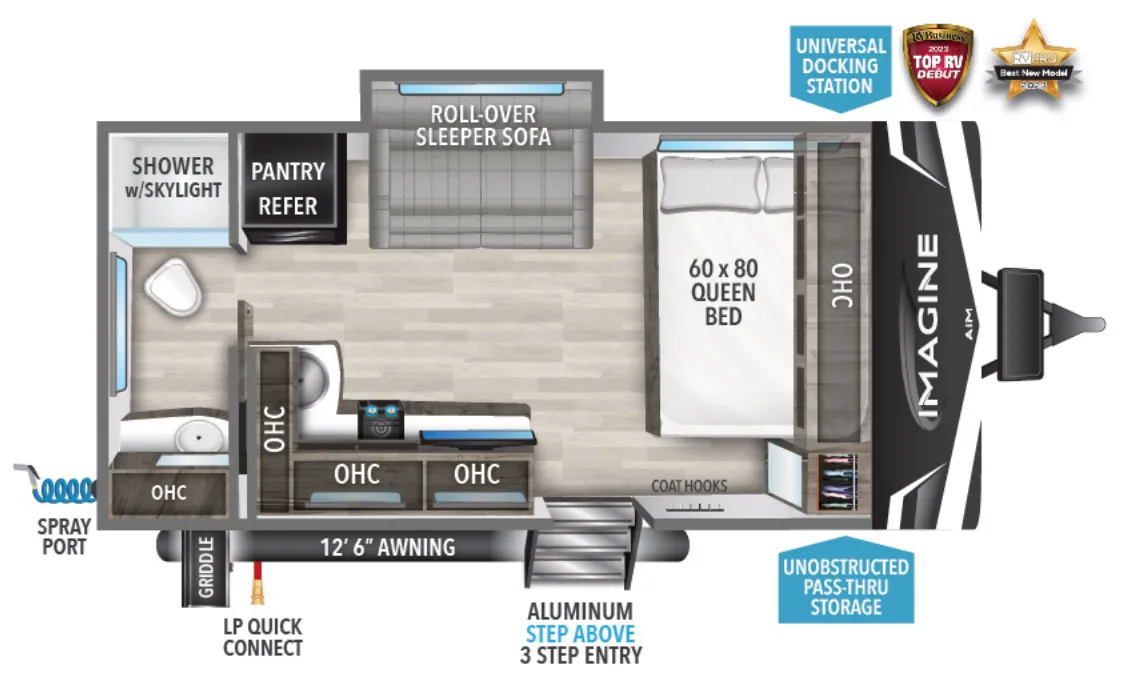 Grand Design Imagine AIM 16ML floor plan