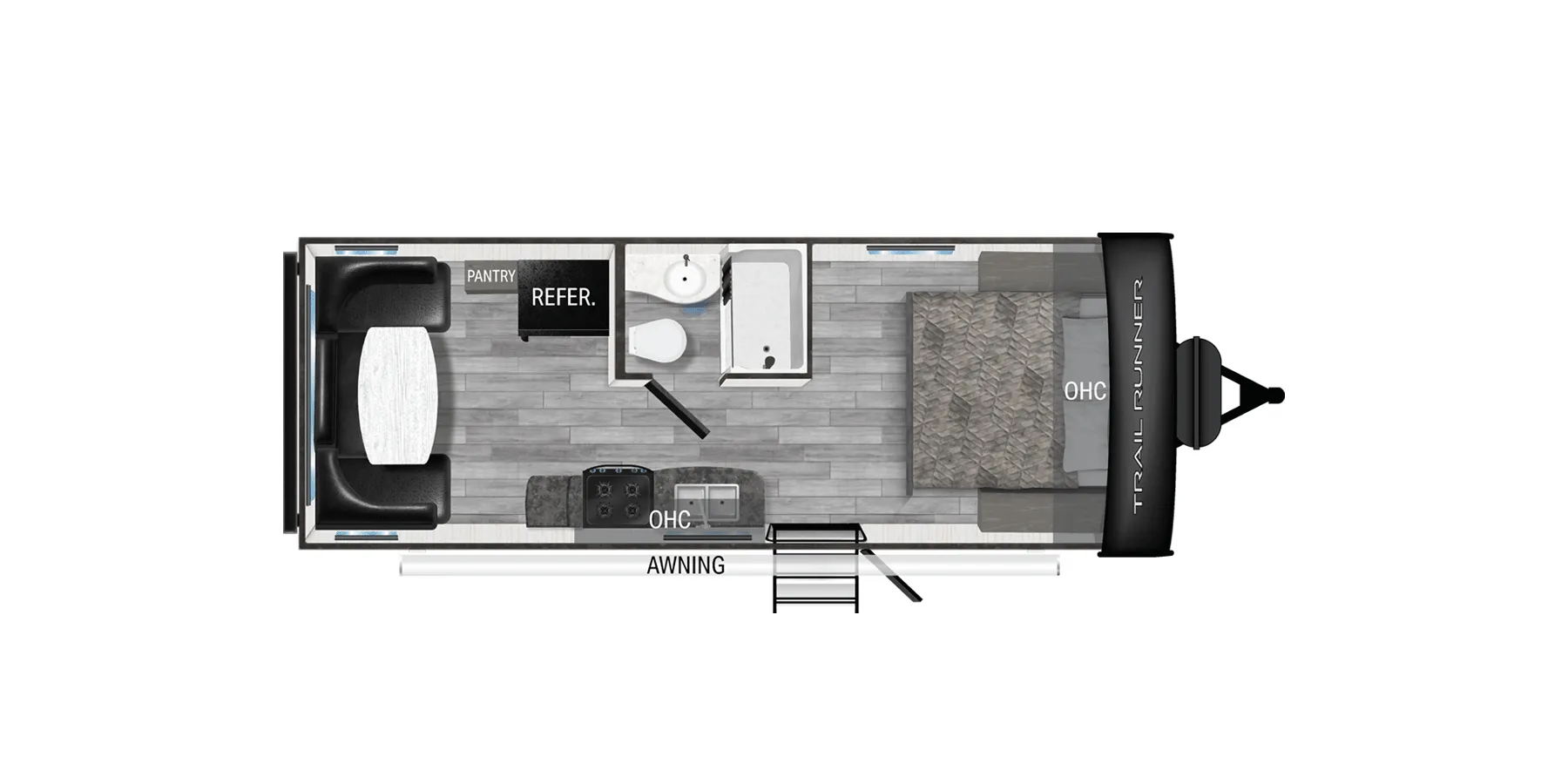 Heartland Trail Runner 211RD floor plan