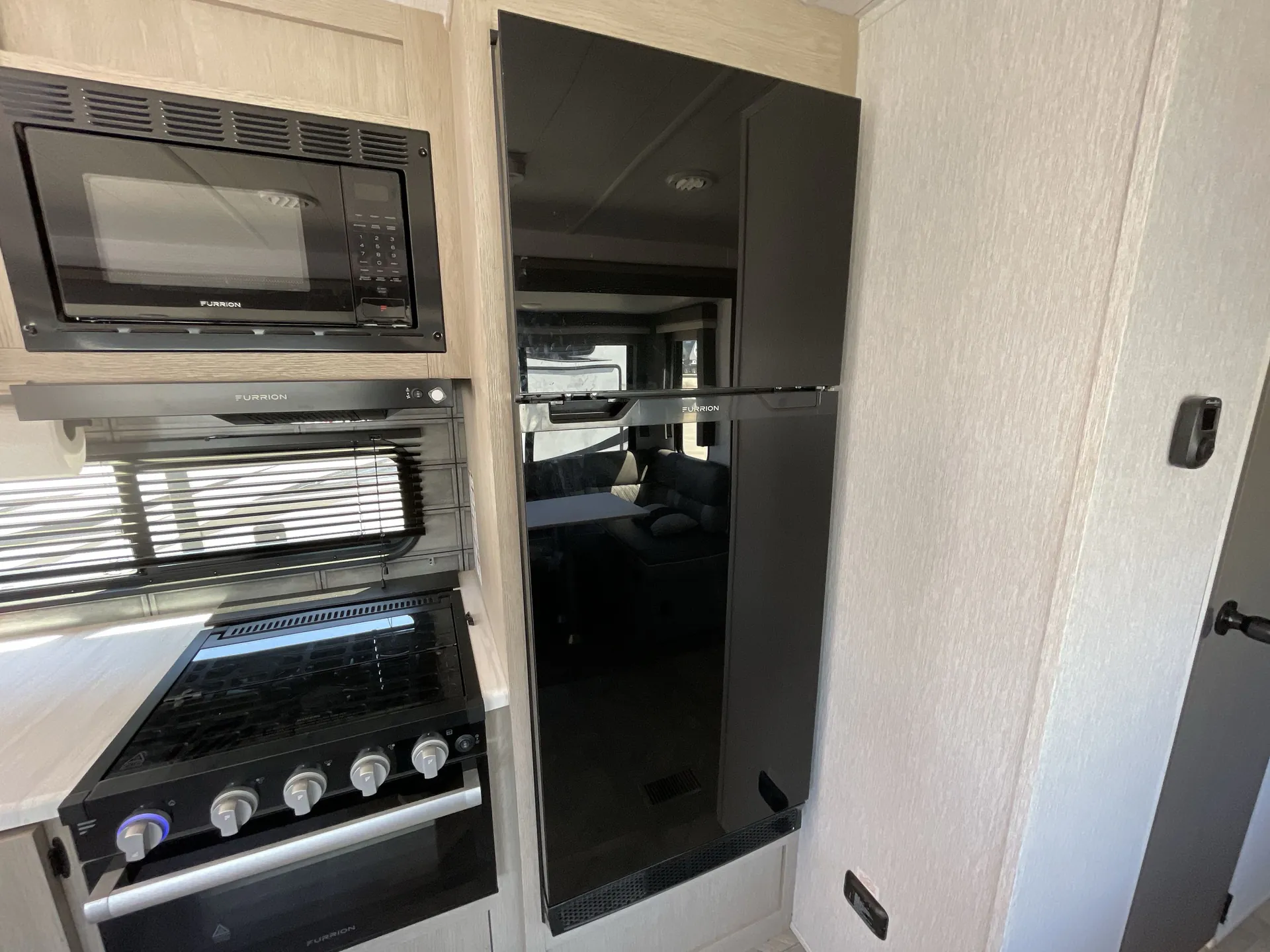 2024 Forest River Wildwood 31KQBTS — fridge