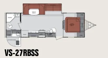 Cruiser RV ViewFinder Signature 27RBSS floor plan