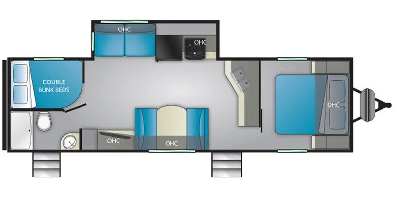 Heartland Trail Runner TR 293 BHS floor plan