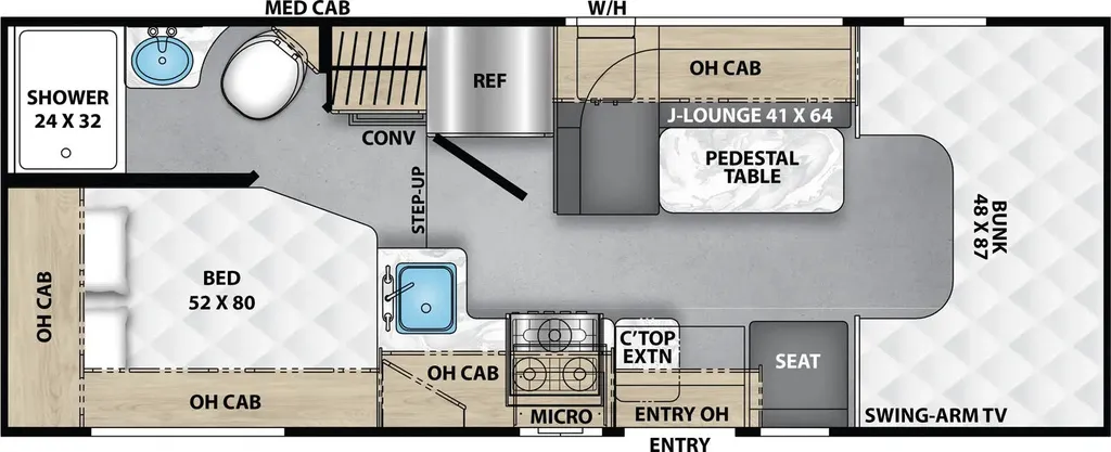 2027 Coachmen Cross Trail XL 20CB floor plan