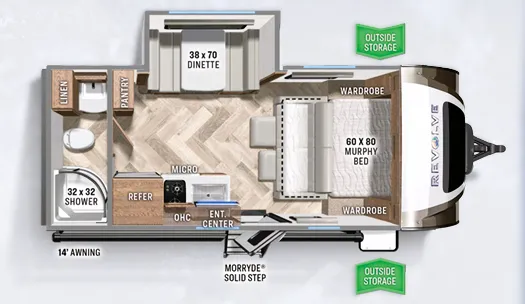Palomino Revolve EV1 floor plan
