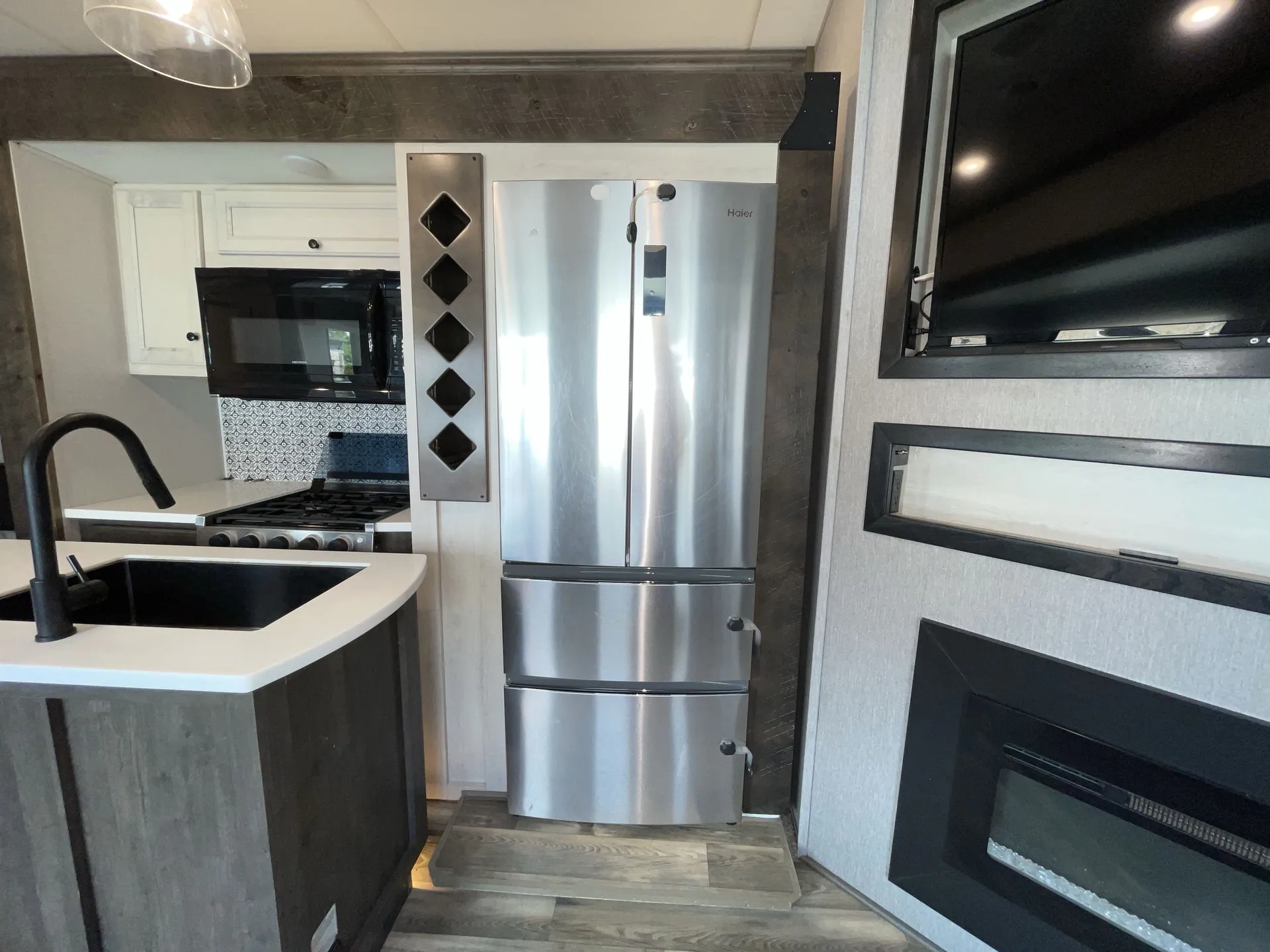 2022 Forest River Cardinal Limited 352BHLE — fridge