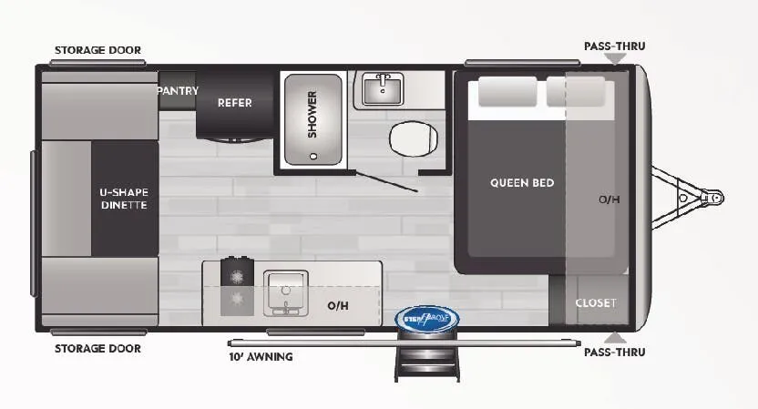 Keystone Springdale Mini 1750RD floor plan