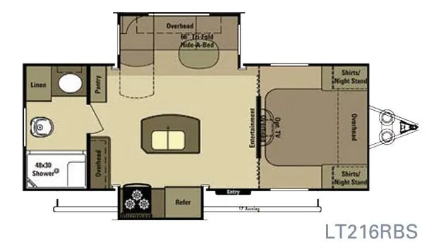Highland Ridge Open Range Light LT216RBS floor plan
