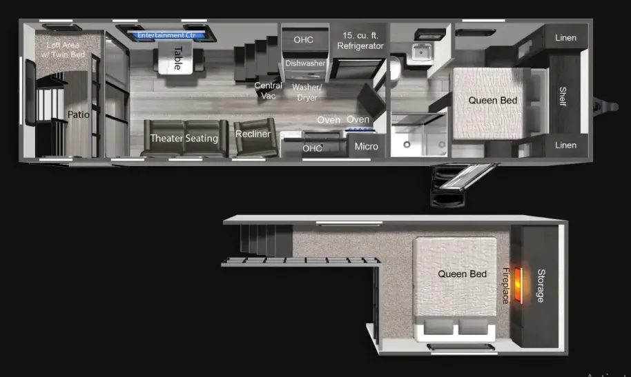 Dutchmen Colorado 360THC floor plan