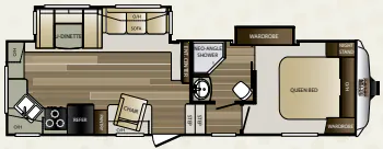 Keystone Cougar Half-Ton 279RKSWE floor plan