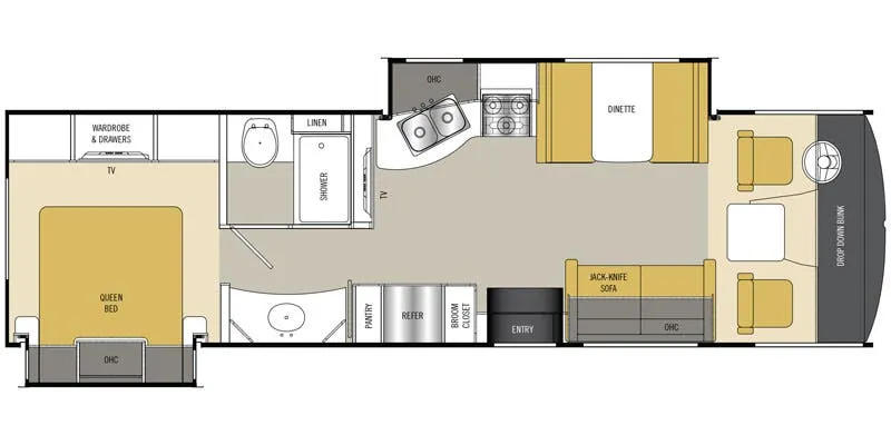 2016 Coachmen Pursuit 29SB floor plan
