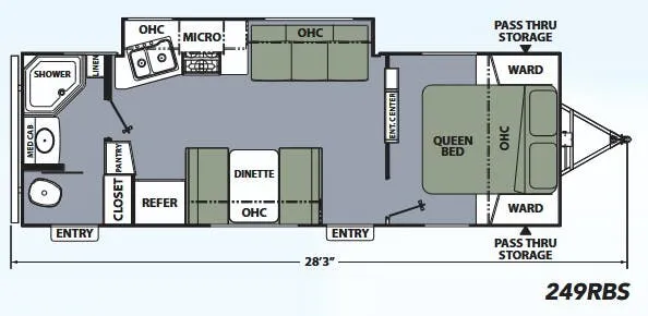 Coachmen Apex Ultra-Lite 249RBS floor plan