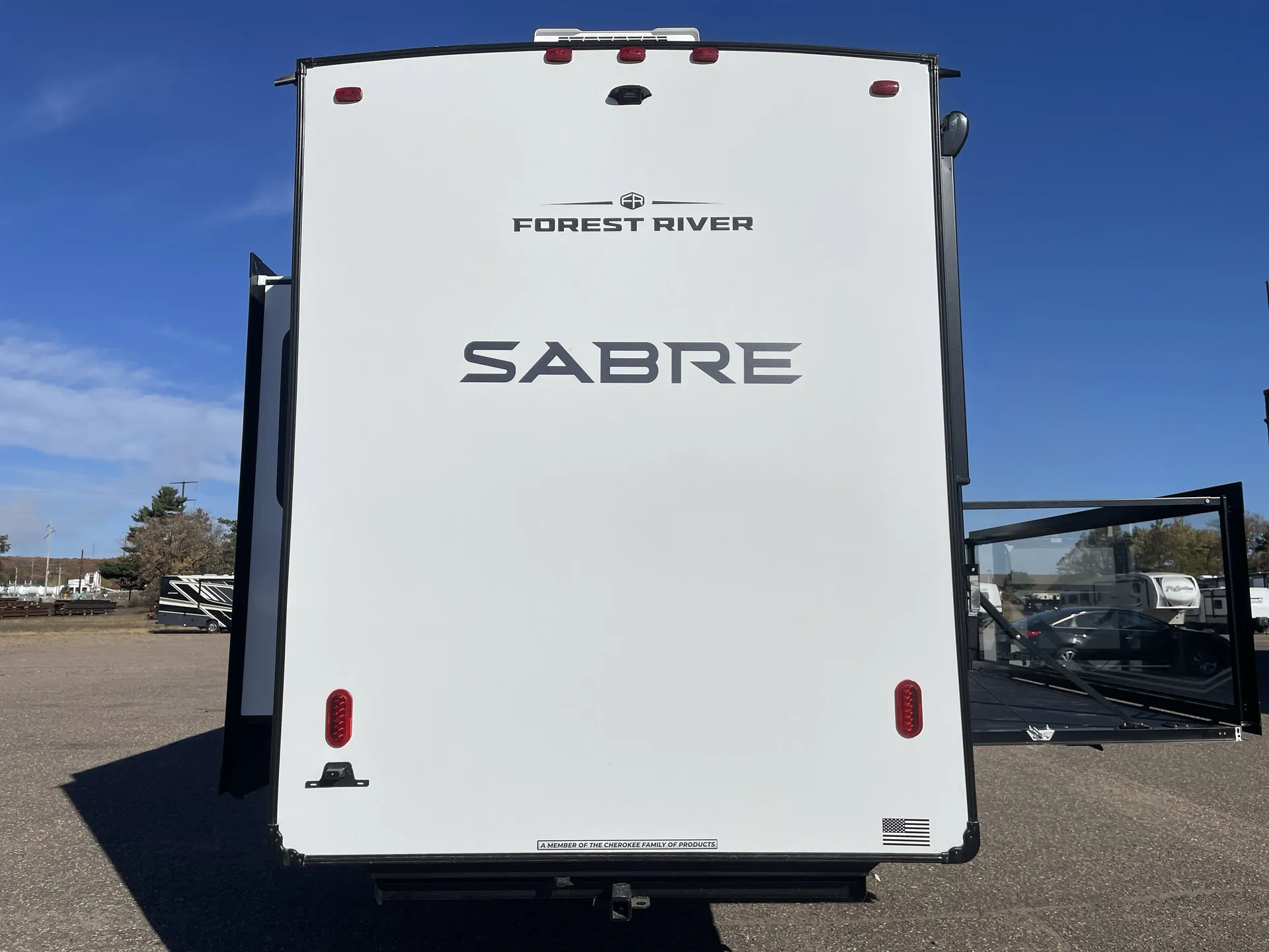 2026 Forest River Sabre 33RLP — backside
