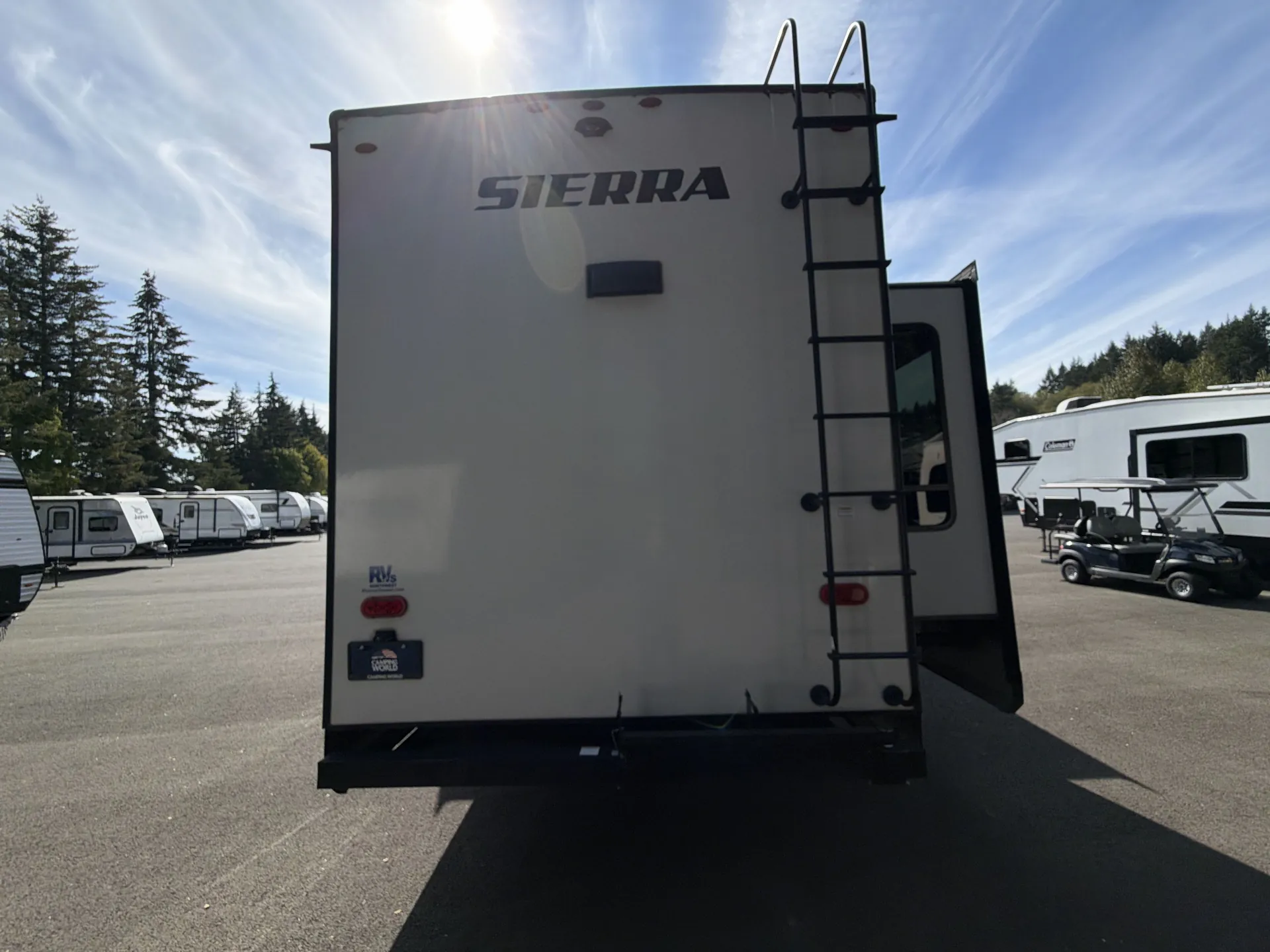2022 Forest River Sierra Luxury 39BARK — backside