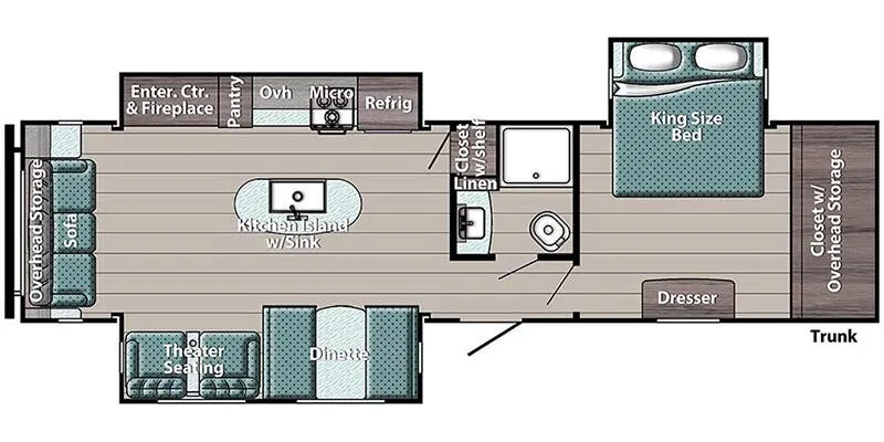 Gulf Stream Innsbruck Supreme 303RLI floor plan