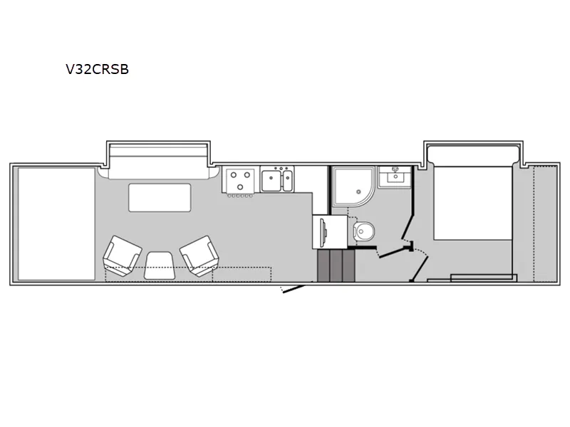 2026 Genesis Supreme Vortex V3219CRSB - Floor plan