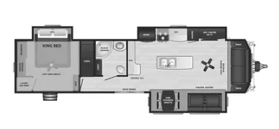 Keystone Retreat 39FLSL floor plan