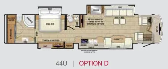 Entegra Coach Aspire 44U floor plan