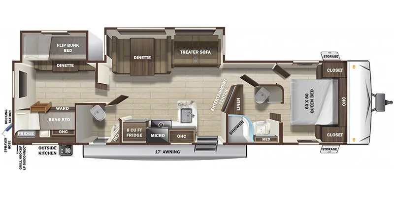 Highland Ridge Light LT331BHS floor plan