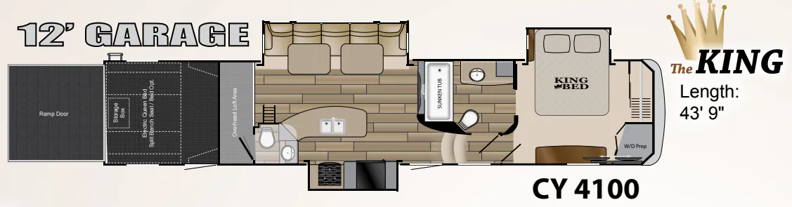Heartland Cyclone 4100 floor plan