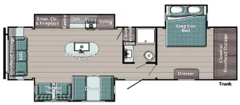 Gulf Stream Conquest Supreme 303RLI floor plan