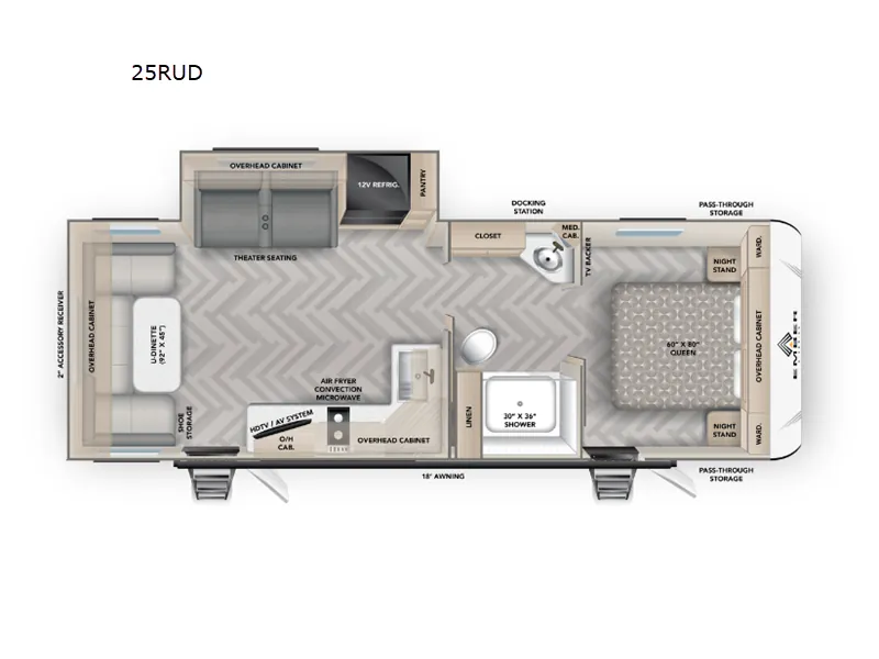 2025 Ember RV E-Series 25RUD - Photo 2
