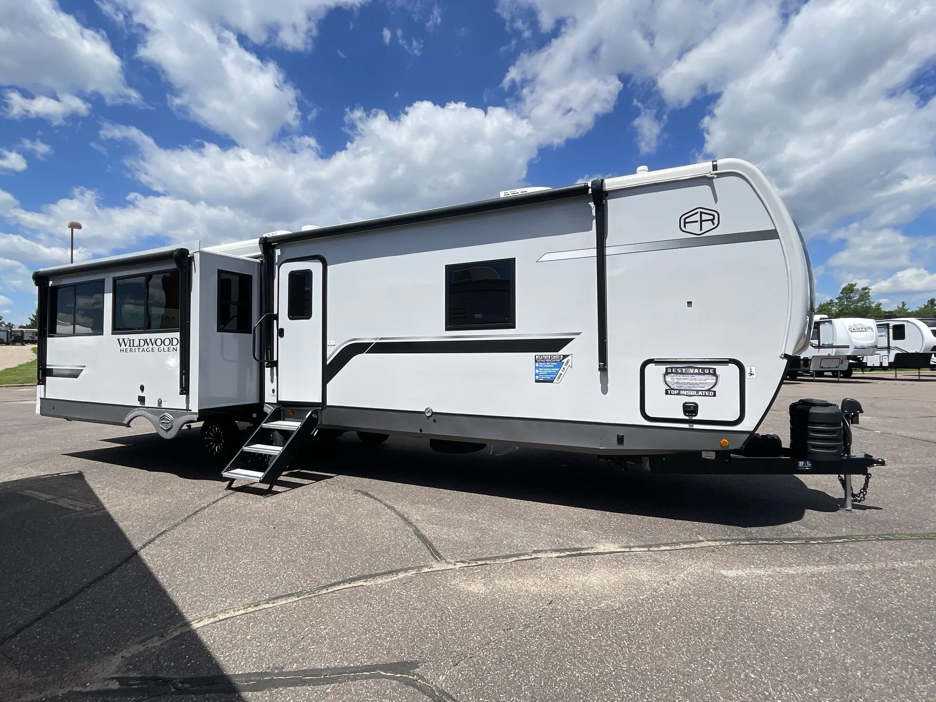 2027 Forest River Wildwood Heritage Glen 308RL — campside
