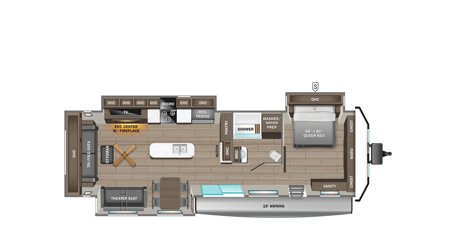 2026 Jayco Jay Flight Bungalow 40RLTS - Floor plan