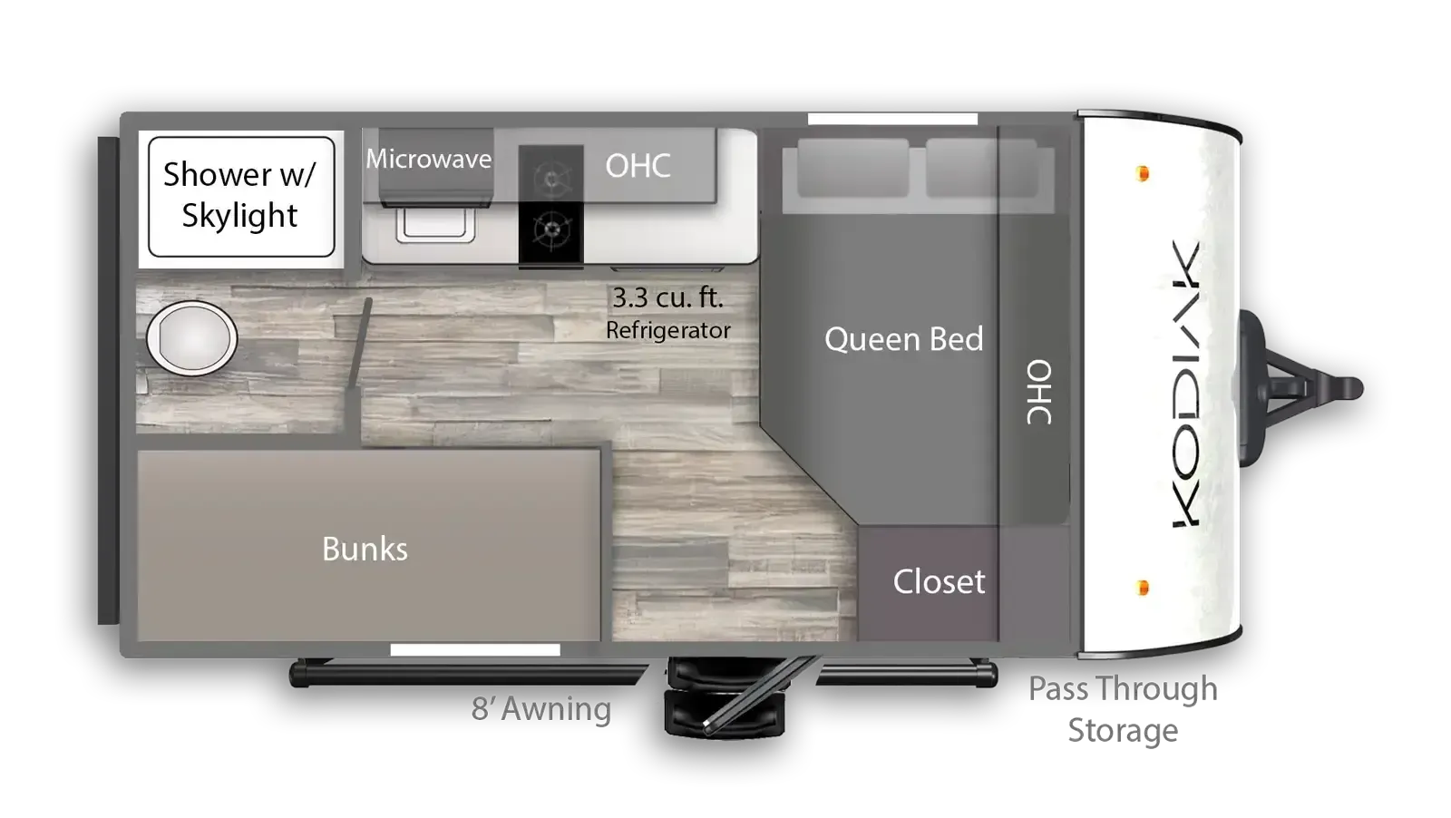 2026 Dutchmen Kodiak 130BHS - Floor plan