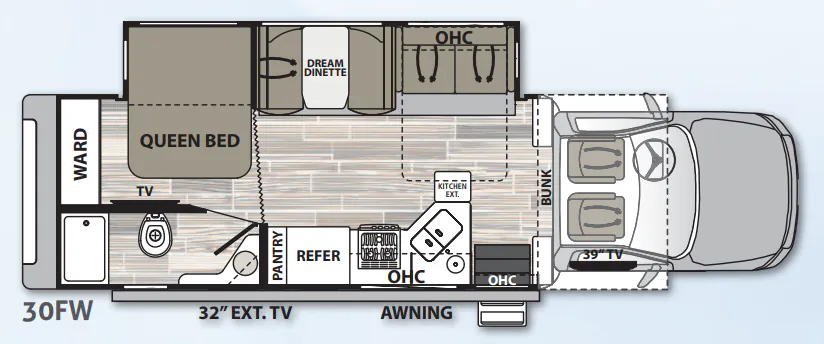 Dynamax Corp Isata 5 Series 30FW floor plan