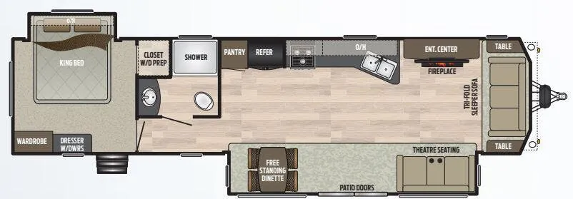 Keystone Residence 401FLRS floor plan