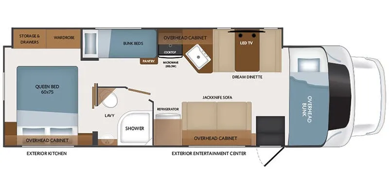 2026 Fleetwood Altitude 31W - Floor plan
