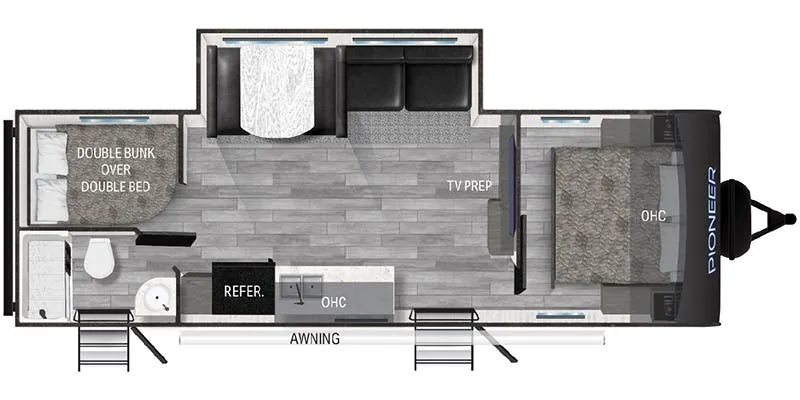 Heartland Pioneer PI BH 261 floor plan