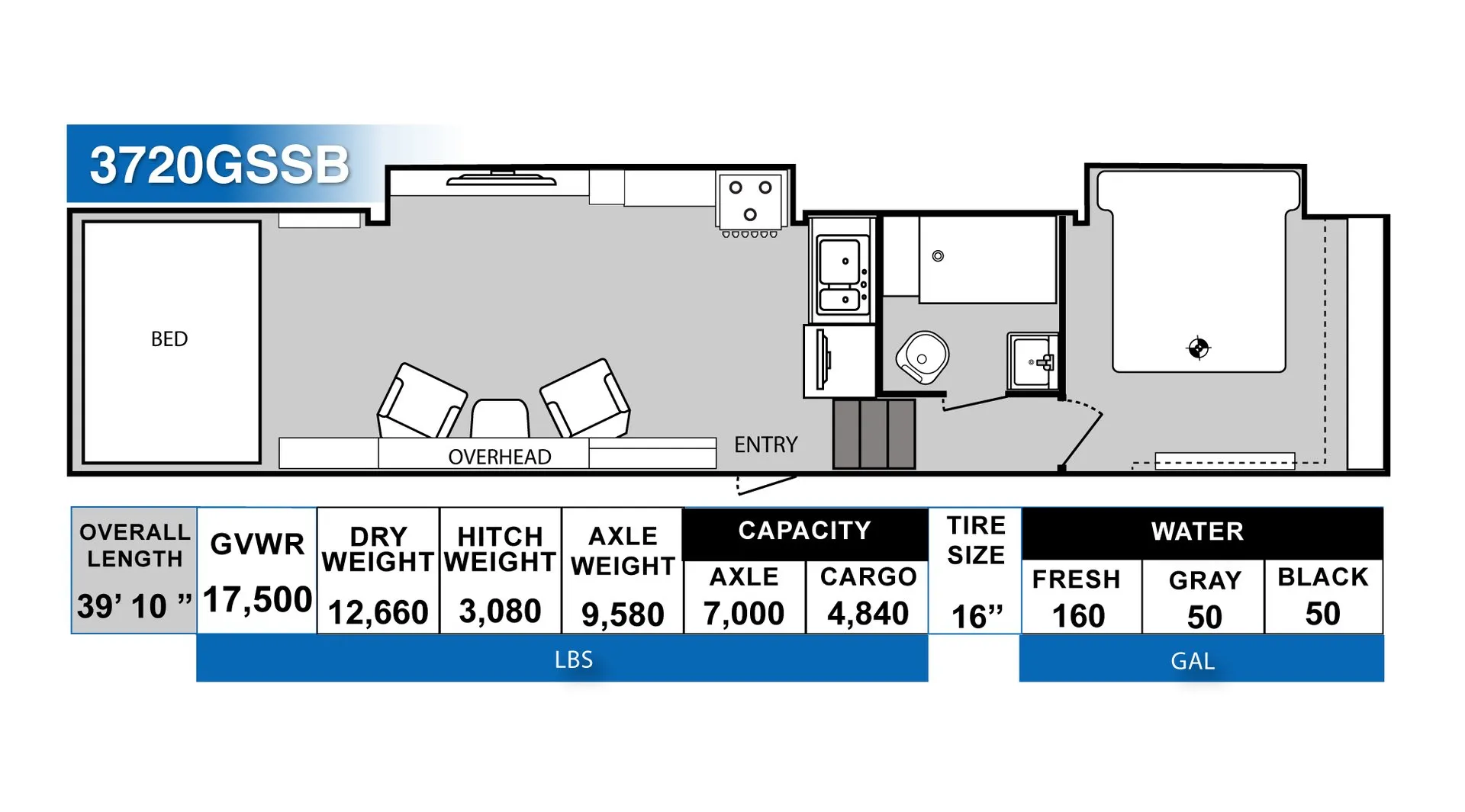 Genesis Supreme Sandsport S3720GSSB floor plan