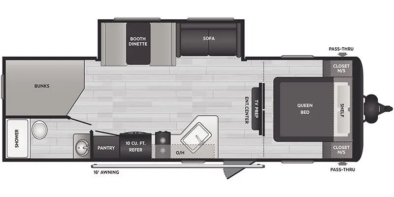 2025 Keystone Springdale Classic 261BHC floor plan
